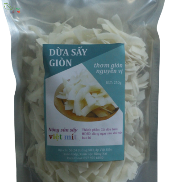 Dừa Sấy Giòn Loại 1